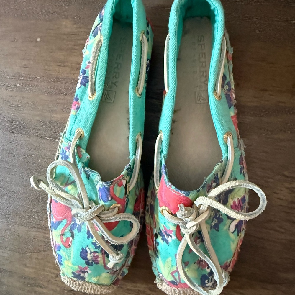 Sperry Floral Flamingo Shoes - Picture 5 of 5